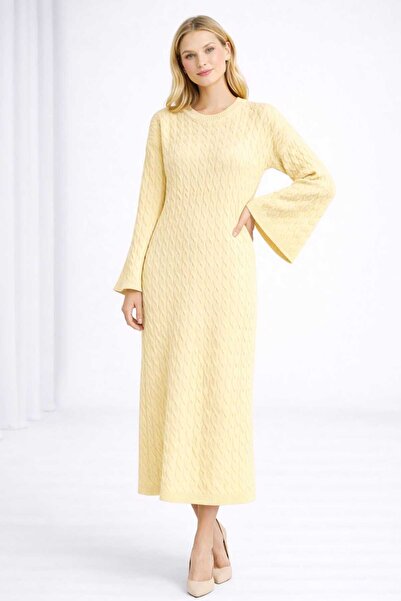 Swana Γυναικείο Ισπανικό Πλεκτό Μακρύ Φόρεμα