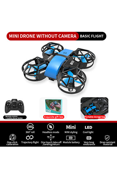 Choice طائرة درون صغيرة تعمل بجهاز تحكم عن بعد من داولين D12-BLUE، لعبة أطفال...