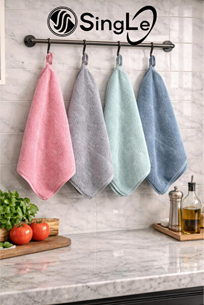Single Mikrofiber Yumuşak Dokulu Temizlik Bezi 30*40 Mutfak Temizlik Havlusu ...