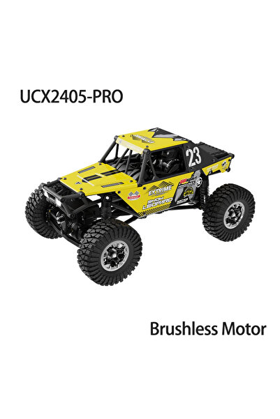 Choice1 سيارة زحف صغيرة تعمل بالتحكم عن بعد من يلو برو بمقياس 1/24، مزودة بمح...