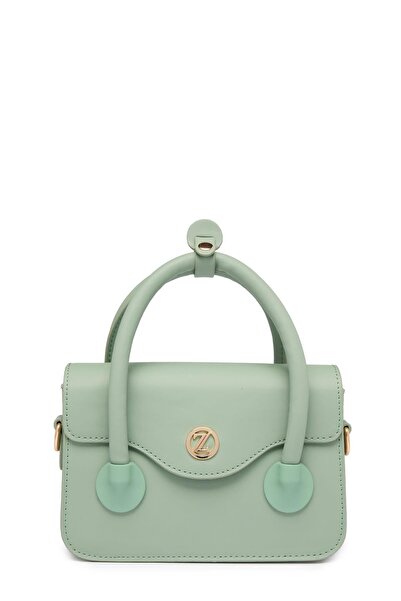Zühre Mint Mini Hand and Shoulder Bag with Magnet Closure Z0052