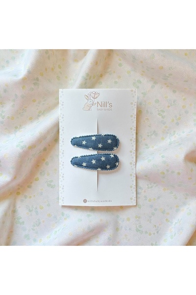Nills Baby & Kids Kot Yıldız Desenli Bebek Çıtçıt Toka 2'li
