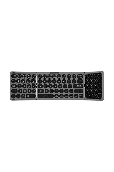 Lenyes WK110 Num Touch Pad Özellikli Katlanabilir Bluetooth Bağlantılı Kablos...