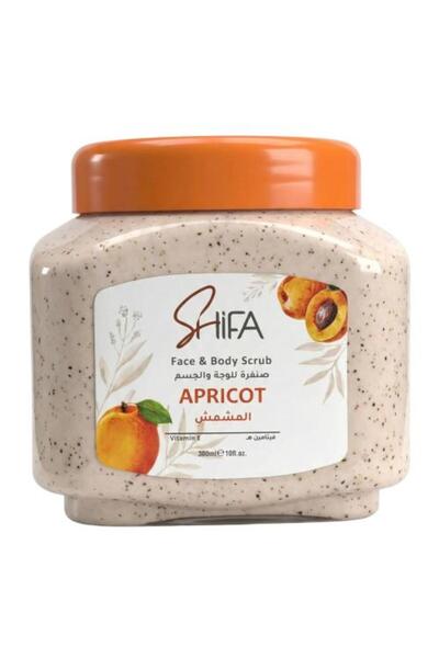 Shifa مقشر المشمش للوجه والجسم - 300 مل