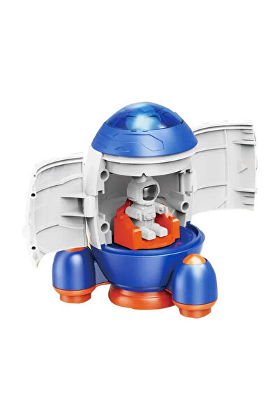 Choice سيارة لعبة فضائية للأطفال على شكل صاروخ أزرق، نموذج محاكاة رائد فضاء، ...