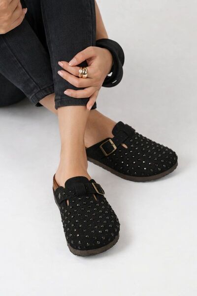 DAD WOLF Cork Sole Stone Slippers Boston Model Birkens Daily Sabo 59463