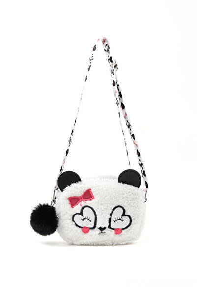 SHAKA Λευκό ύφασμα Shk285, Κεντημένο με κέντημα, Τσάντα για κορίτσια με ένα τ...