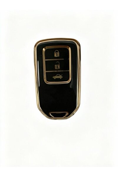 AutoHan Keys Honda Civic Crv Key Case Cover Black Gold Nano