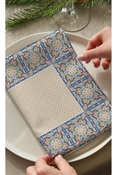 Markaev Σύγχρονο αφρικανικό σετ χαρτοπετσέτες από βαμβάκι 6 τεμαχίων