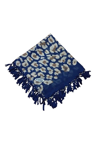 Eyfel Eşarp Disassembly Beaded Cheesecloth Writing