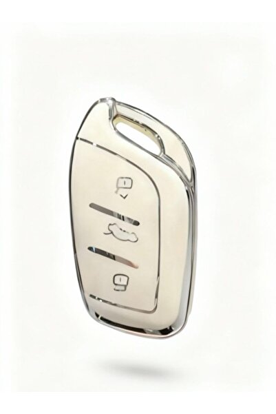 AutoHan Keys Mg Hs Zs Mg5 Key Case White Silver Nano