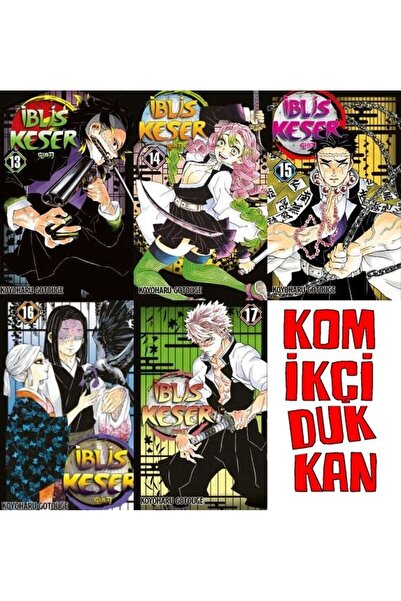 Gerekli Şeyler Yayıncılık İblis Keser 13-14-15-16-17 manga seti (5 Kitap + Ay...