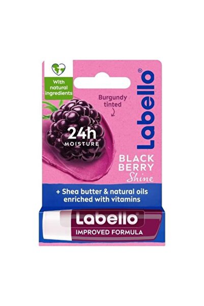LABELLO لمعان التوت الأسود - مرطب شفاه طبيعي بلون التوت مع لمعان جذاب ونكهة ا...