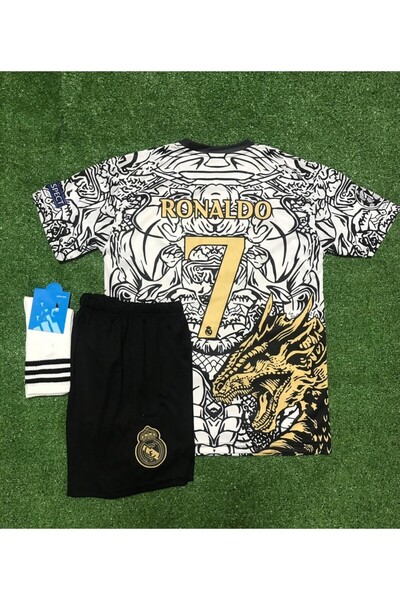 Alaturka Mix Real Madrid Yeni Sezon Dragon Desenli Cristiano Ronaldo Çocuk Fo...