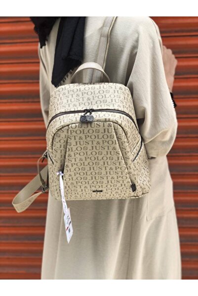 Just Polo JP Women's 9 Compartment Backpack with Adjustable Strap