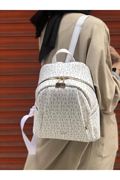 Just Polo JP Women's 9 Compartment Backpack with Adjustable Strap