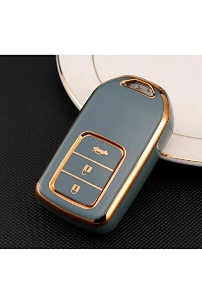 AutoHan Keys غطاء مفتاح هوندا سيفيك FC5 CRV HRV ذهبي رمادي ذكي نانو