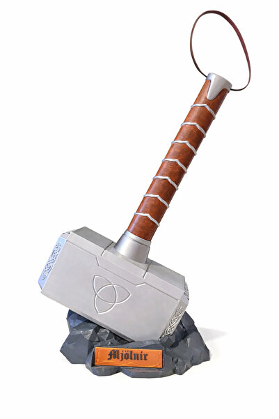 GENELOEM Thor'un Mjolnir Çekici Dekoratif Biblo | Marvel Esinli | Masa & Raf ...