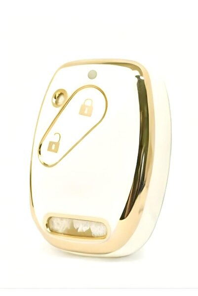 AutoHan Keys غطاء مفتاح هوندا سيفيك FD6 CRV ذهبي أبيض بزرين نانو