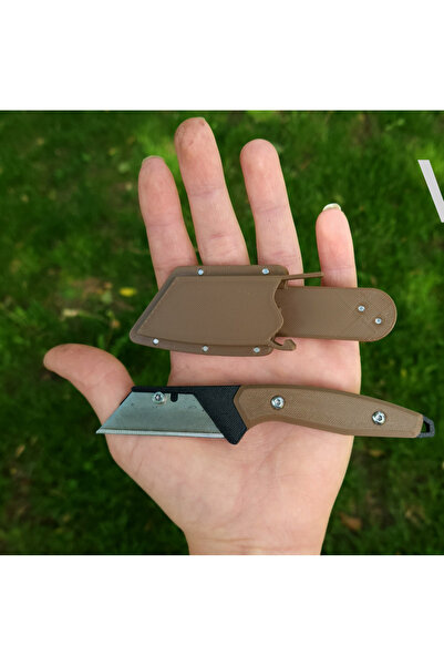 Vuslat Hediyelik Çok Amaçlı Falçata Maket Bıçağı Kendi Kılıfında