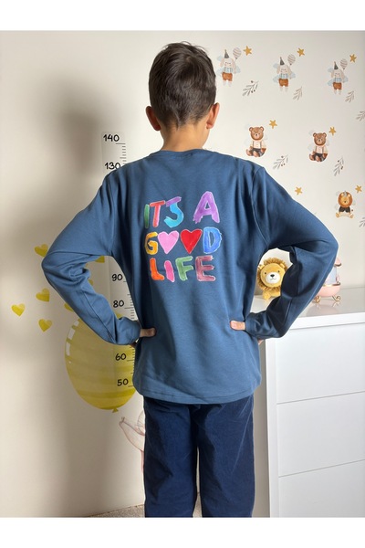 mirkidsclub تي شيرت بأكمام طويلة من قماش الإنترلوك للجنسين