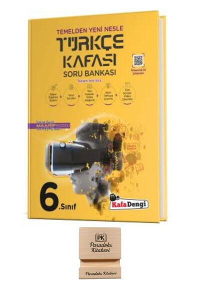 Kafa Dengi Yayınları KafaDengi 6. Sınıf Türkçe Soru Bankası ve Telefon Standı