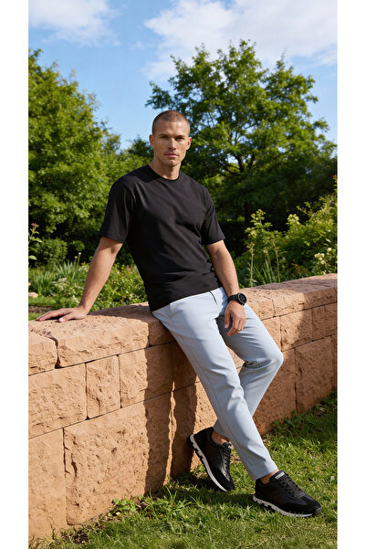 Etikmen Tricou pentru bărbați, 100% bumbac organic, simplu, supradimensionat ...