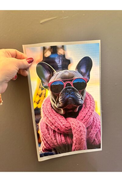 Gönülden Tasarım Iron-On Patch Dog Transfer Print Arma 31X20 cm