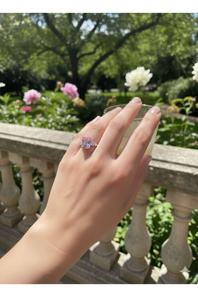 NAİLE JEWELRY PENBE KUVARS YUZUK