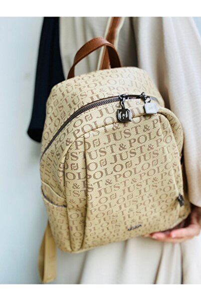 Just Polo JP Women's 9 Compartment Backpack with Adjustable Strap