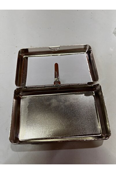 Boylutobacco Büyük boy tütün tabakası gümüş renk