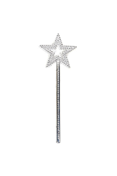 magicool Star Model Fairy Wand Angel Wand Princess Wand Metalized Silver Color