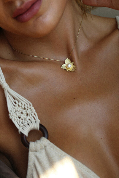 Mute Jewelry 925 Ayar Gümüş Yonca Tasarım Kolye