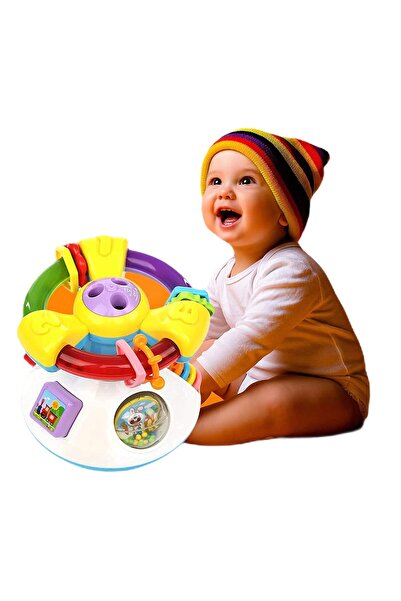 OEM Volan Interactiv Bebelusi cu Proiector 3D cu Lumini si Sunete