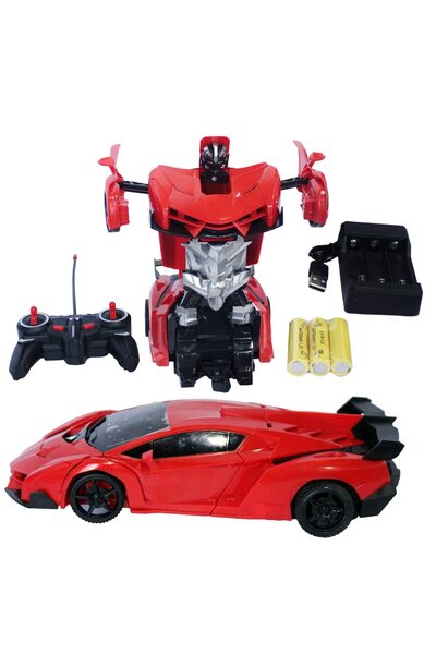 OEM Transformers Robot Car 2 in 1 with Remote Control and Battery