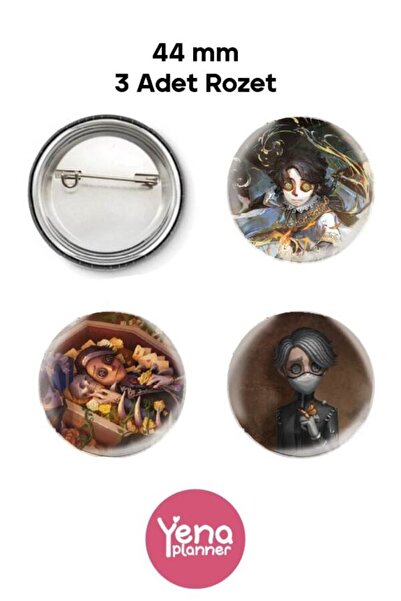 Yenaplanner Set de ornamente pentru geanta Identity V (IDV) / Set de insigne