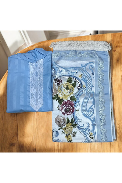 Elegant Prayer rug set with prayer mat