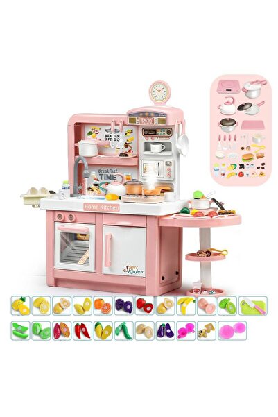 OEM Bucatarie pentru Copii Interactiva cu Sunete si 44 de Accesorii