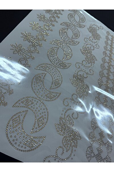 Pratik aksesuar يمكن لصقه بالكي، نمط جاهز SS10، 4 خطوط، طول 55 سم، عرض 40 سم،...