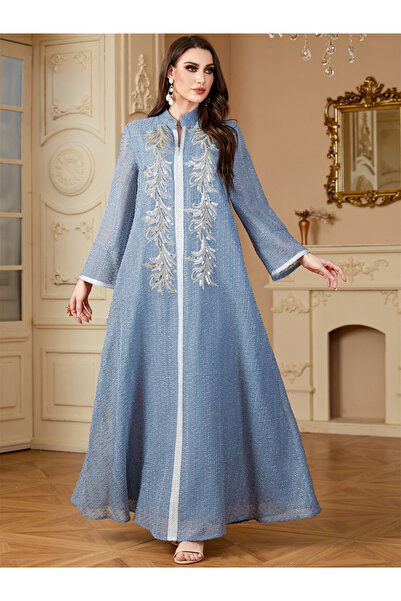 Take Two By Styli Women Texture Patch Detail Jalabiya