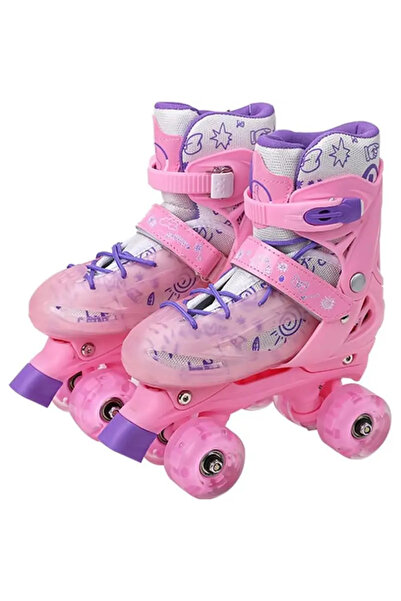 OEM Patine Reglabile cu Lumini pentru Fetite 31-34