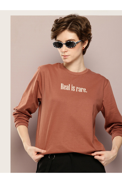 Dillinger By Styli Women Long Sleeve Oversized T-Shirt