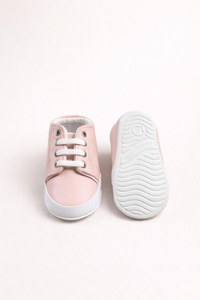 Numix Baby Kids Baby Booties - First Step, Non-Slip Sole - Lace-Up, Lightweight Stylish Design, Genuine Leather
