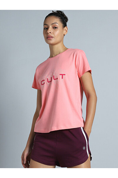 Cult By Styli تيشيرت نسائي وردي اللون من ماركة كارير