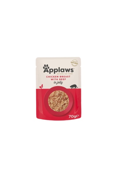 Applaws Applaws Wet Cat Food Chicken Breast & Beef in Jelly 70g
