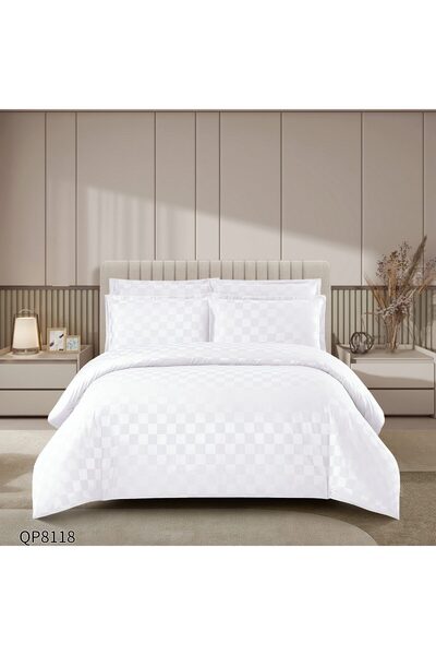 OEM Damask bed linen with elastic 180x200 for double bed 2 people, 4 pieces, ...