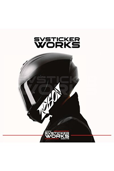 ARONA Tyson helmet decal - universal fit, single-sided, 1 piece