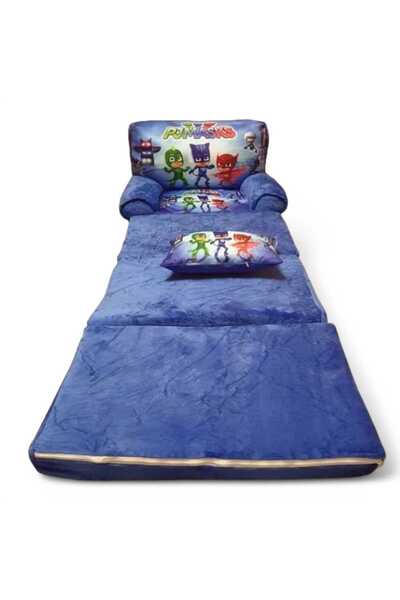 OEM Fotoliu Extensibil Copii si Pernuta Plus Eroi in Pijama