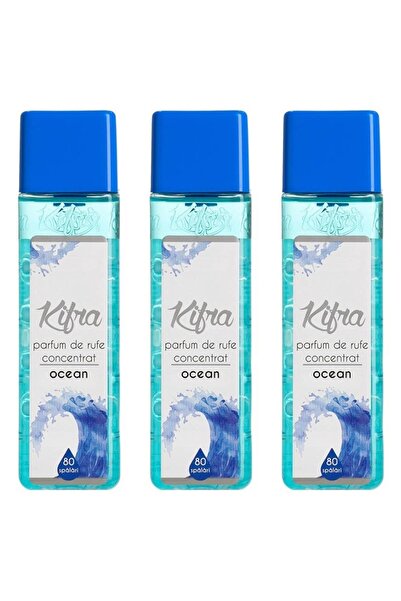 kifra SET OF 3 - Ocean Fresh Concentrated Laundry Perfume - 200 ml, 80 washes