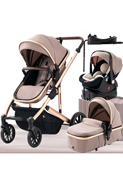 OEM Carucior Premium Rose Gold Pliabil 3 in 1